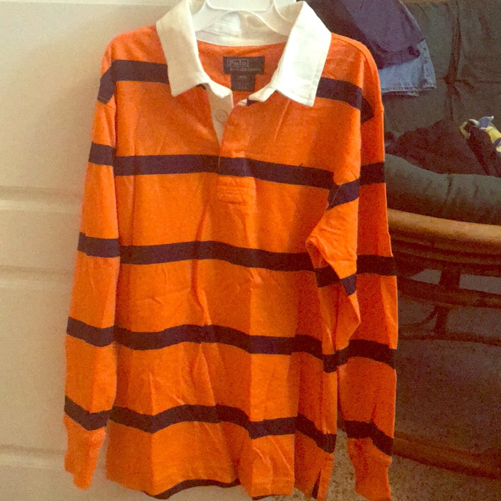 Boys small (8) polo Ralph Lauren rugby shirt